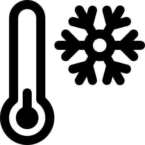 Cold feet ski boots icon